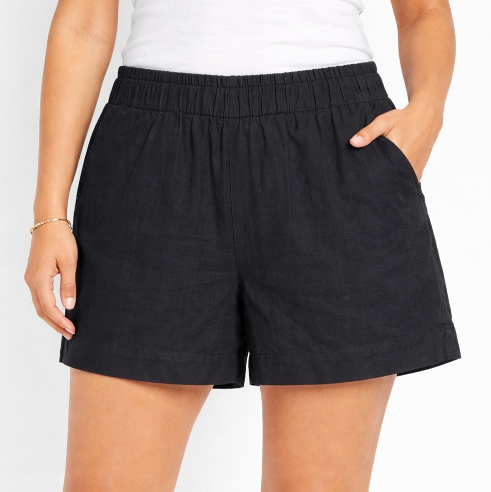 GAP Women's High Waist Black Shorts